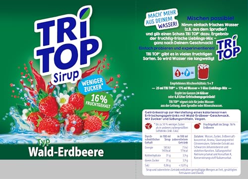 tri-top-wald-erdbeere-sirup-600-ml-kalorienarm image 8