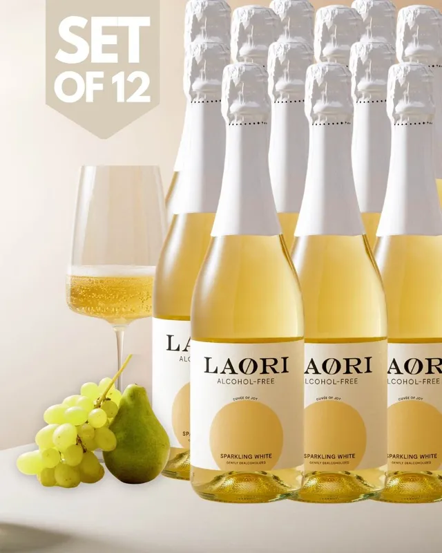 laori-sparkling-white-12er-set-alkoholfreier-sekt image 1