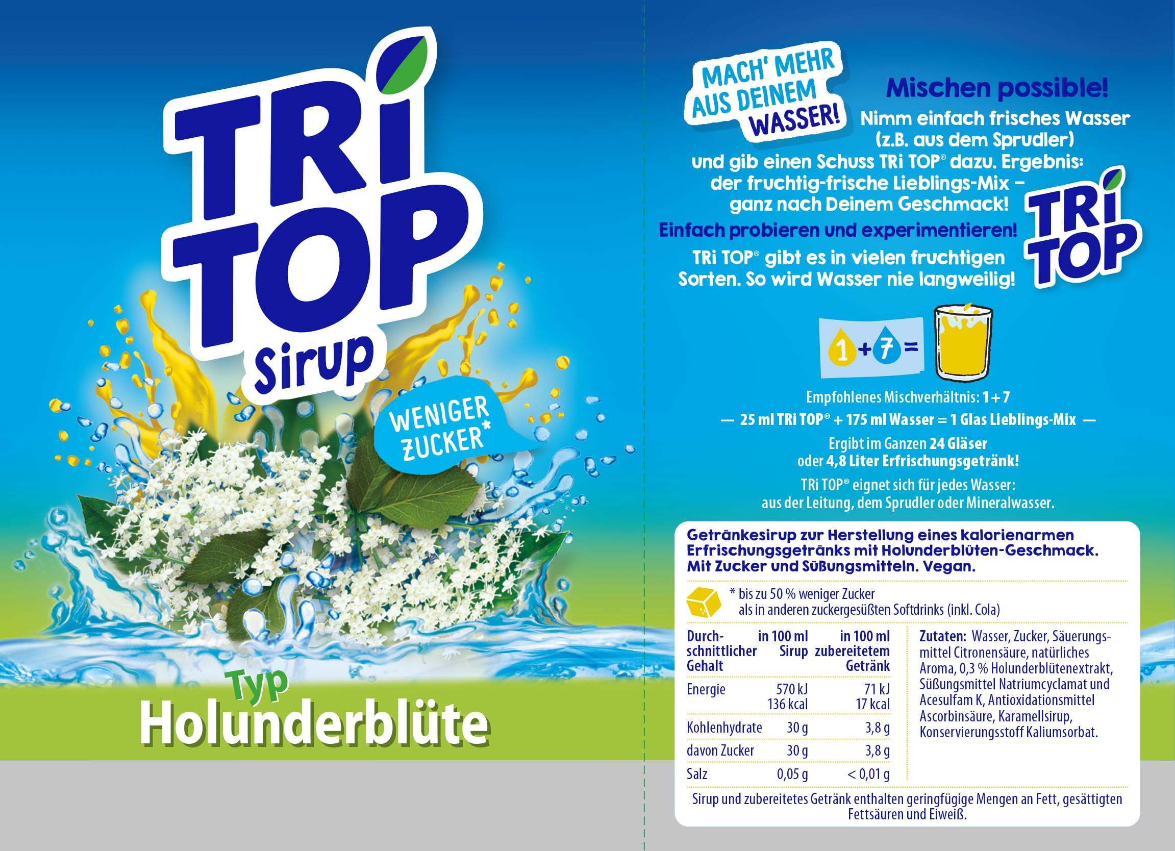 tri-top-holunder-blfcte-sirup-600-ml-kalorienarm image 2