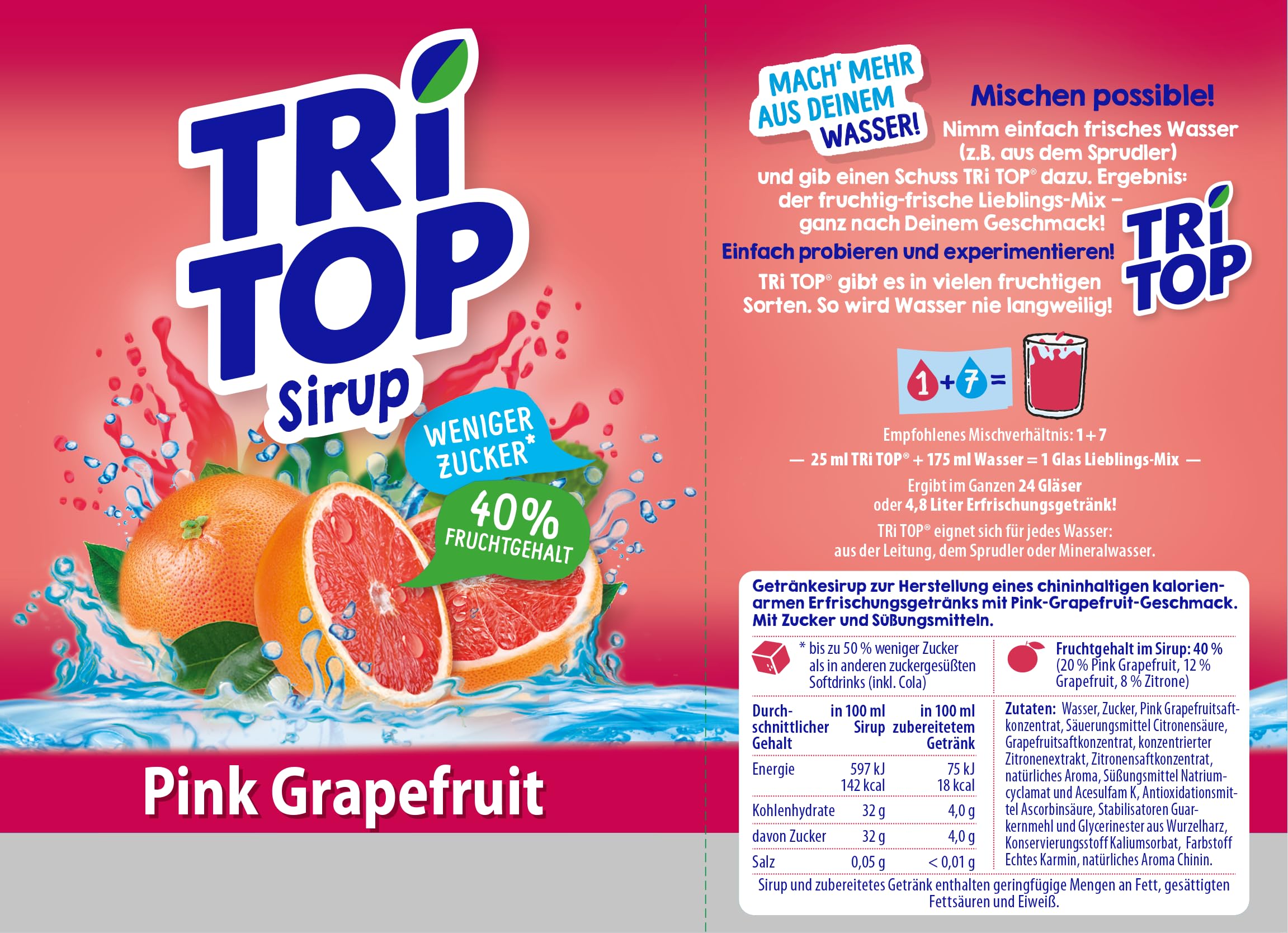 tri-top-getr-nkesirup-pink-grapefruit-600-ml image 2