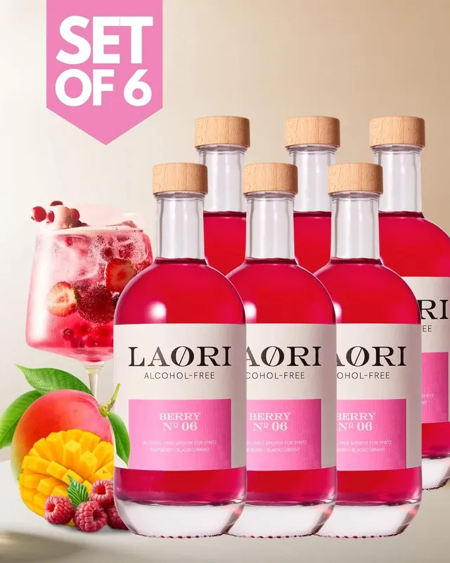 laori-berry-no-6-alkoholfreier-aperitif-0-5l-6er-set-berry-spritz image 1