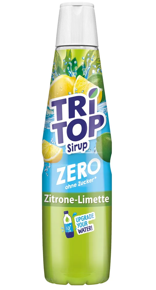tri-top-zero-zitrone-limette-sirup-600-ml-zuckerfreier-getr-nkesirup image 1