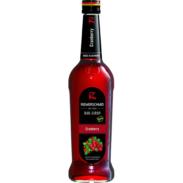 riemerschmid-bar-sirup-cranberry-0-7-l image 1