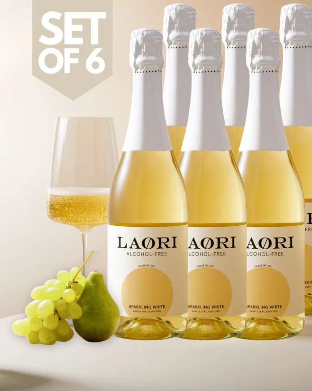 laori-sparkling-white-6er-set-alkoholfreier-schaumwein-f-r-ansto-und-spritz image 1